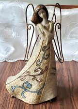 "Grandmother" Ceramic Angel Tealight Candle Holder Figurine — listing 6