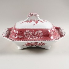 Spode Copeland 'Camilla' Blue Transferware Covered Vegetable Serving Dish — listing 4