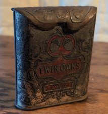Twin Oaks Mixture Vertical Pocket Tobacco Tin — listing 3