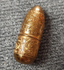 Small Metal Cylindrical Tube with Brass Band (Possible Needle Case), listing 3