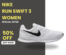 Nike Women's White/Pink Running Shoes (Reax/Dart Series)