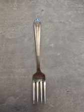 Baby Fork and Baby Spoon Set with Floral Handle Pattern and Monogram — listing 3