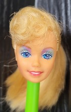 Vintage Blonde Doll in White Fur-Trimmed Winter Coat and Hood — listing 3
