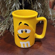 M&M's Yellow Character Figural 3D Ceramic Coffee Mug