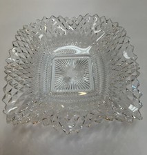 Vintage Pressed Glass Sawtooth Edge Rectangular Serving Dish — listing 4