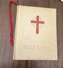 The Holy Bible, Confraternity Version - Vintage Catholic Hardcover Bible — listing 2