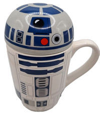 Star Wars R2-D2 Sculpted Ceramic Mug with Domed Lid and Sound Feature — listing 6