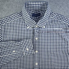 Proper Shirtings Men's Pure Cotton Wrinkle-Free Tattersall Check Dress Shirt, Contemporary Fit