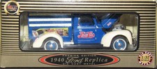 Pepsi-Cola 1940 Ford Pickup Truck Die-Cast Bank 1:24 Scale — listing 4