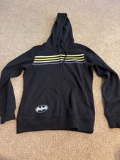 Batman Logo Pullover Hoodie, Two-Tone Gray, Size S (Youth 16) — listing 6
