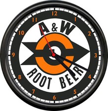 A&W Root Beer Glass Mug Pair - Full Size and Mini/Baby Mug