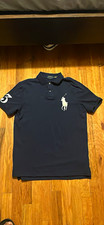 Polo Ralph Lauren Men's Snap-Placket Mock Neck Pullover Sweatshirt, Black, Size XL — listing 3