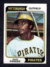 1974 Topps Dave Parker Rookie Card #252 — listing 5