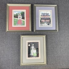 Bonnie Holden "A Time With Father" Framed Victorian House Print, Signed 1987 — listing 3