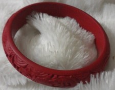 Chinese Export Silver-Tone Hinged Bangle with Applied Dragon and Filigree Rope Detail — listing 3