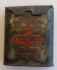 Twin Oaks Mixture Vertical Pocket Tobacco Tin