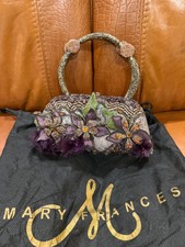 Mary Frances Floral Fabric Shoulder Bag with 3D Rose & Daisy Appliqués — listing 5
