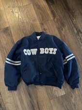 Vintage 1990s Starter Dallas Cowboys Pullover Hooded Puffer Jacket — listing 3