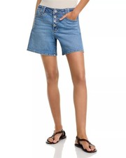Modern Supply by Sanctuary High-Rise Denim Shorts with Patch Pockets, Size 30 — listing 3