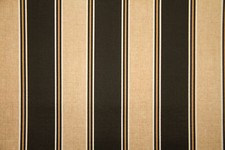 Indoor/Outdoor Upholstery Fabric Black with White Stripe Pattern - 78" x 54" — listing 5