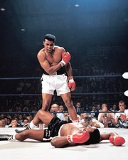 Muhammad Ali (Cassius Clay) Black & White Boxing Photograph, Framed, with Printed Signature — listing 6