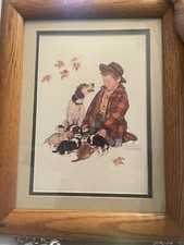 Norman Rockwell 'Pride of Parenthood' (Puppy Love) Print from A Boy and His Dog Series — listing 2