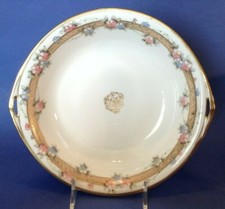 Noritake Nippon Porcelain Berry/Fruit Bowls with Blue Scroll & Pink Rose Border — listing 3