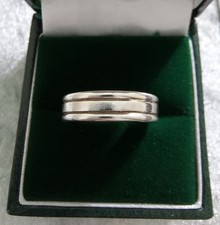 Silver Band Ring with Partial Hallmarks — listing 4