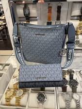 Michael Kors Signature MK Logo Large Tote Bag, Black — listing 4