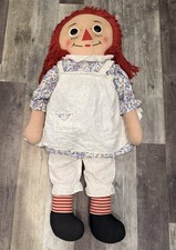 Vintage Knickerbocker Raggedy Ann Doll, 14 inch
