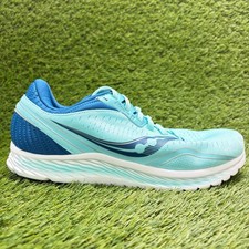 Saucony Kinvara 11 Women's Running Shoes, Aqua/Blue — listing 2