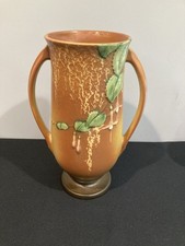 Roseville Pottery Fuchsia Two-Handled Vase 898-8 — listing 6