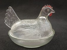 Vintage Ceramic Hen on Nest Covered Dish, USA Pottery — listing 6
