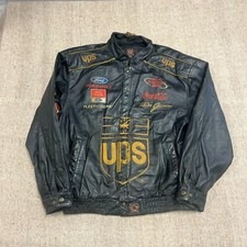 Jeff Hamilton Racing Collection UPS Dale Jarrett NASCAR Leather Jacket — listing 2