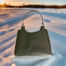 Neiman Marcus Blue Faux Leather Large Tote Bag — listing 4
