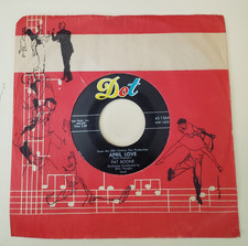 Lot of Vintage 45 RPM Records incl. Pat Boone "April Love" / "When The Swallows Come Back To Capistrano" (Dot 45-15660) — listing 3