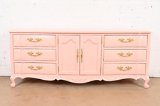 White Fine Furniture French Provincial Two-Drawer Nightstand / Side Table with Lower Shelf — listing 4