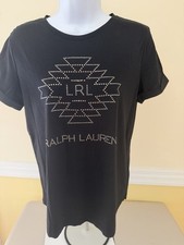 Lauren Ralph Lauren Caylee Espadrille Flats Black Canvas LRL Logo — listing 3
