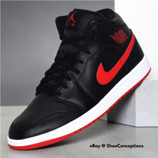 Air Jordan 1 Mid "Gym Red Patent Leather" Sneaker