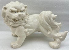 Collection of Chinese Ceramic Figurines - Foo Dogs, Robed Ladies, and Animal Figures, listing 6