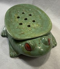Frog & Dragonfly Lily Pad 3-Piece Resin Bathroom Accessory Set (Soap Dispenser, Tumbler, Soap Dish) — listing 2