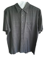 Ron Chereskin Washable Linen Short Sleeve Button-Up Shirt XL — listing 4