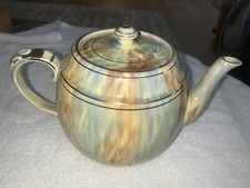 Vintage Gibsons England Cream & Gold Squiggle Globe Teapot — listing 5