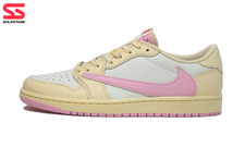 Travis Scott x Air Jordan 1 Low OG SP 'Shy Pink / Tropical Pink' Size US 9 — listing 2