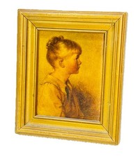 Framed Sepia-Toned Print in Ornate Gilt-Wood Frame