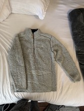 Southern Shirt Company Men's Textured Fleece Quarter-Zip Pullover, Olive/Taupe, Size 2X — listing 2