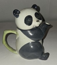 Vintage Figural Panda & Bamboo Ceramic Teapot — listing 6