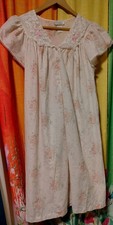 Vintage Komar Two-Tone Pink & Blue Satin Nightgown / Bed Jacket — listing 6