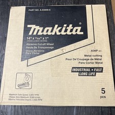 Makita 14" Abrasive Cut-Off Wheels for Steel, A36P BAF, Part No. 724603-3 (Box of 25) — listing 5