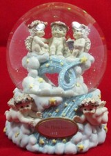 "The Flying Lesson" Cherub Musical Snow Globe, Limited Edition — listing 3